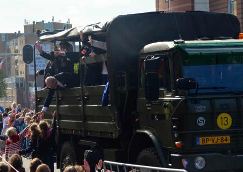 Children at the Wageningen Liberation Parade 