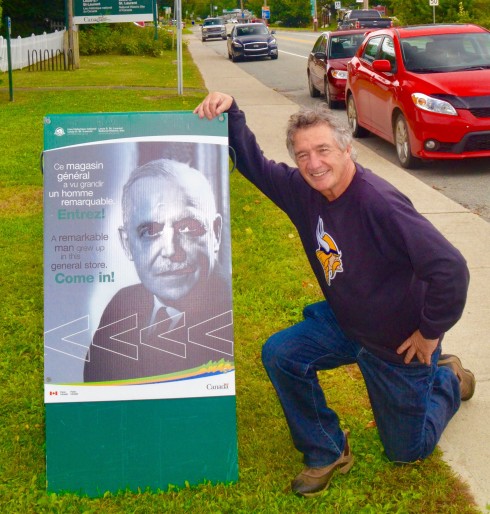 Outside the St. Laurent N.H.S.