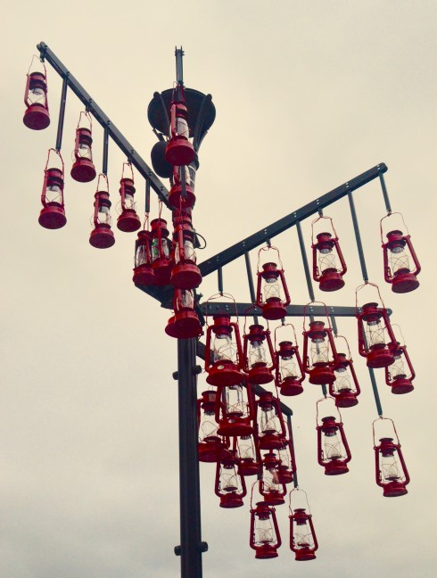 Lightposts in Coaticook