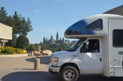 Our RV and the Houses of Parliament