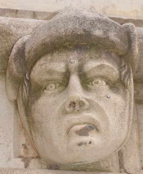 Sculpted Head - St. James Cathedral, Sibenik