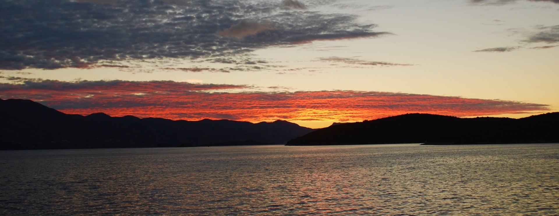 Sunrise on Korcula Island