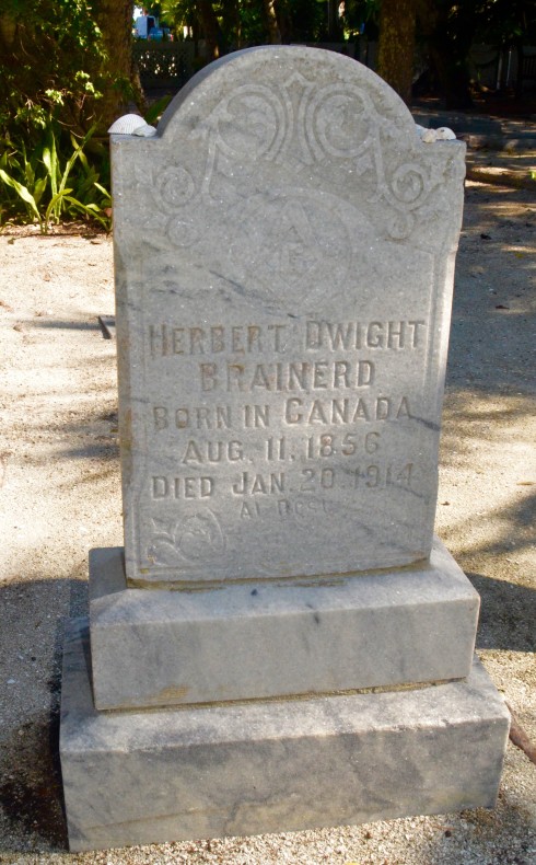 Herbert Brainard, Captiva Cemetery