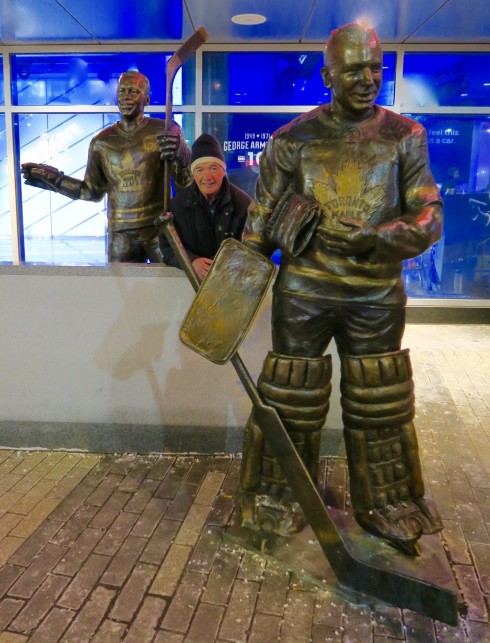 Leaf Statues outside Air Canada Centre