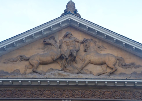 Buckingham Palace Mews Pediment