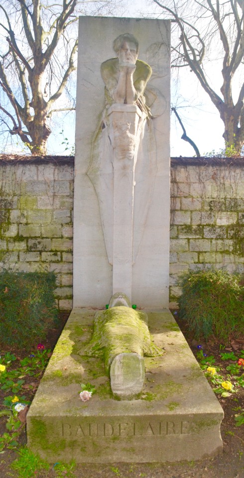 Baudelaire Cenotaph - Montparnasse Cemetery