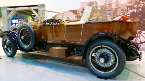 1922 Hispano Suiza Torpedo, side view - Mullin Automotive Museum