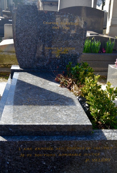 Chapour Bakhtiar - Montparnasse Cemetery