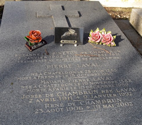 Pierre Laval - Montparnasse Cemetery