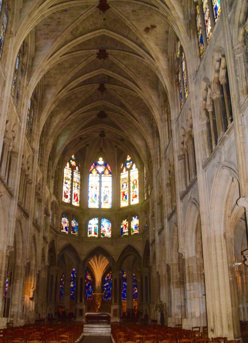 Interior St. Severin Latin Quarter Paris