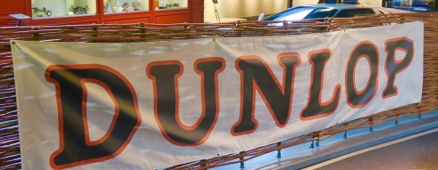 Dunlop Racing Banner - Mullin Automotive Museum