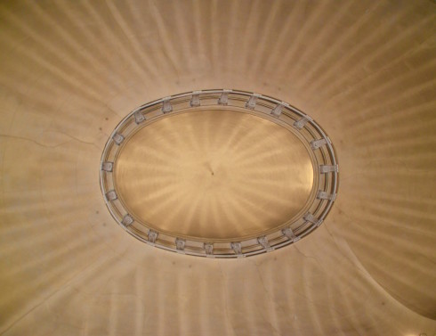 Elliptical Ceiling of the Communion Chapel by Mansart