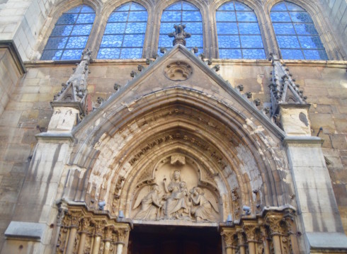 Latin Quarter Paris entrance to St. Severin