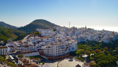 View of Frigiliana from above