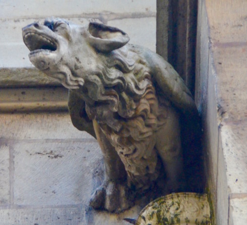 Latin Quarter Paris gargoyle