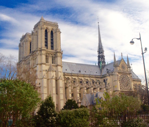 Notre Dame from the Latin Quarter Paris