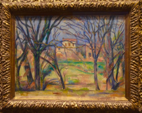 Cezanne - Trees and Houses - The Orangerie