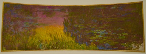 Monet - Water Lilies - Setting Sun - The Orangerie