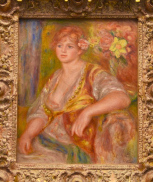 Renoir - Blond Girl with Rose - The Orangerie