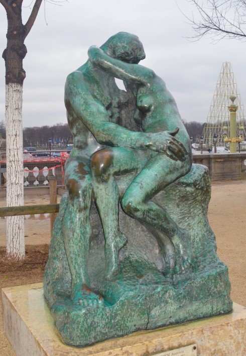 Rodin - The Kiss, across from the Orangerie