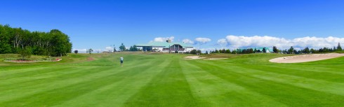 Approach to 9th Green, Fox Harbr