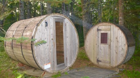 Sauna and Change Room, Trout Point Lodge