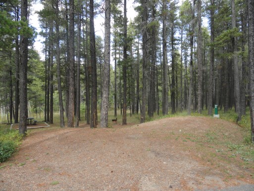 Campsite 20, War Lodge Campground, Cypress Hills