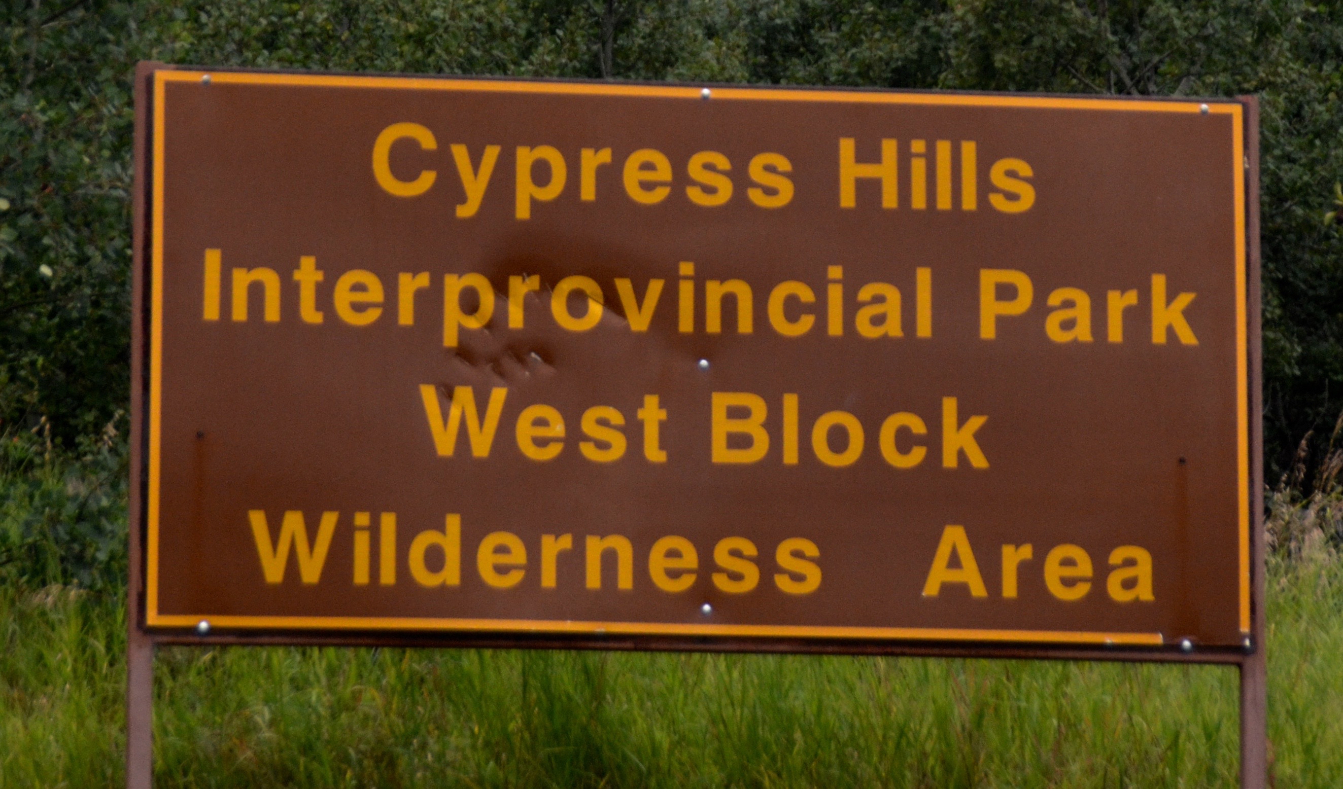 Cypress Hills Welcome Sign