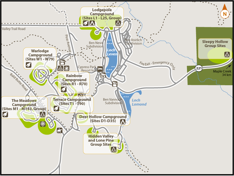 Map of East Block