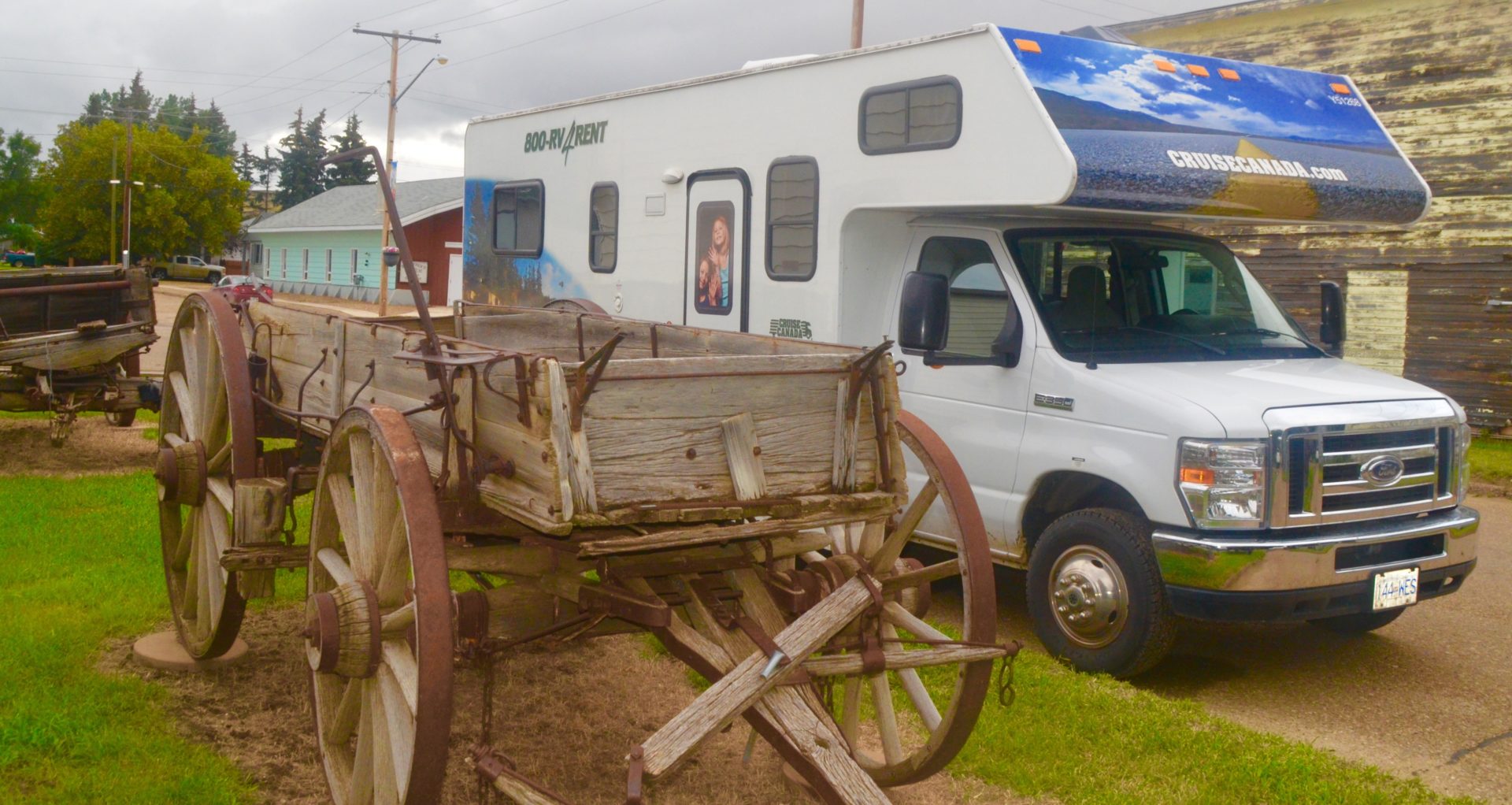 The Old and the New Methods of Transportation, Eastend Saskatchewan