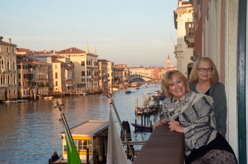 On the Balcony of Palazzo Sant'Angelo