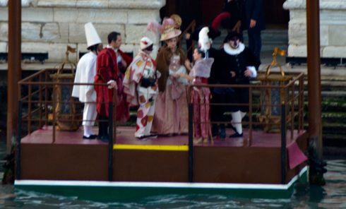 Venetian Party Goers 