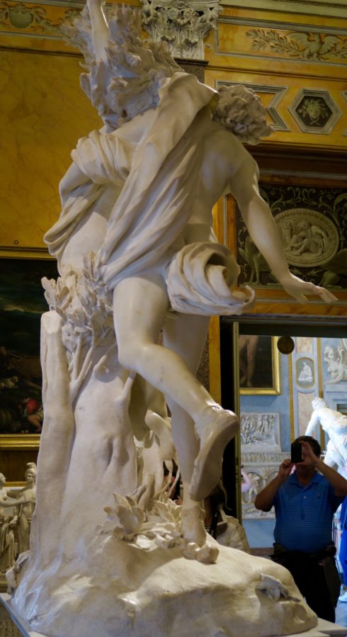 Back View of Apollo and Daphne