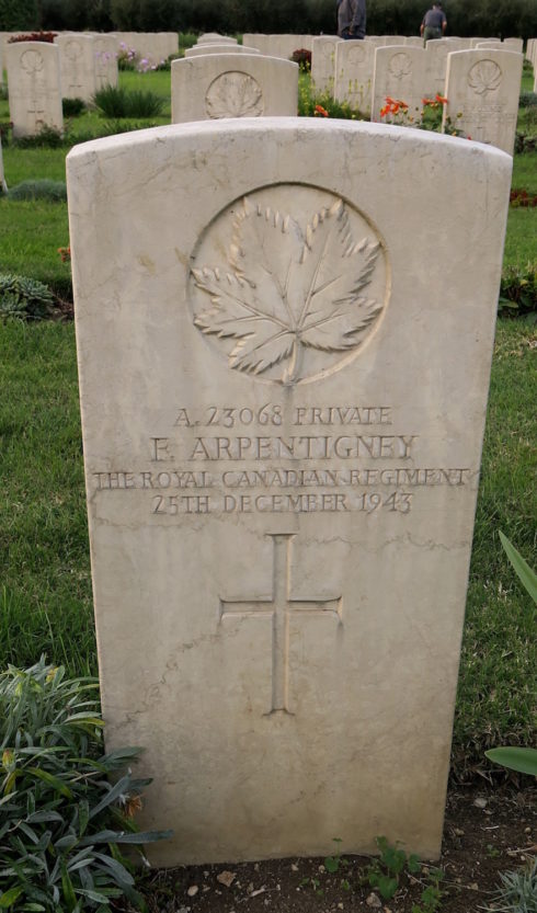 Private Francis Arpentigney