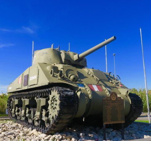 Sherman Tank at Cider Crossroads 