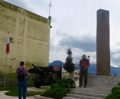 Mark Zuelke in Pontecorvo, Hitler Line