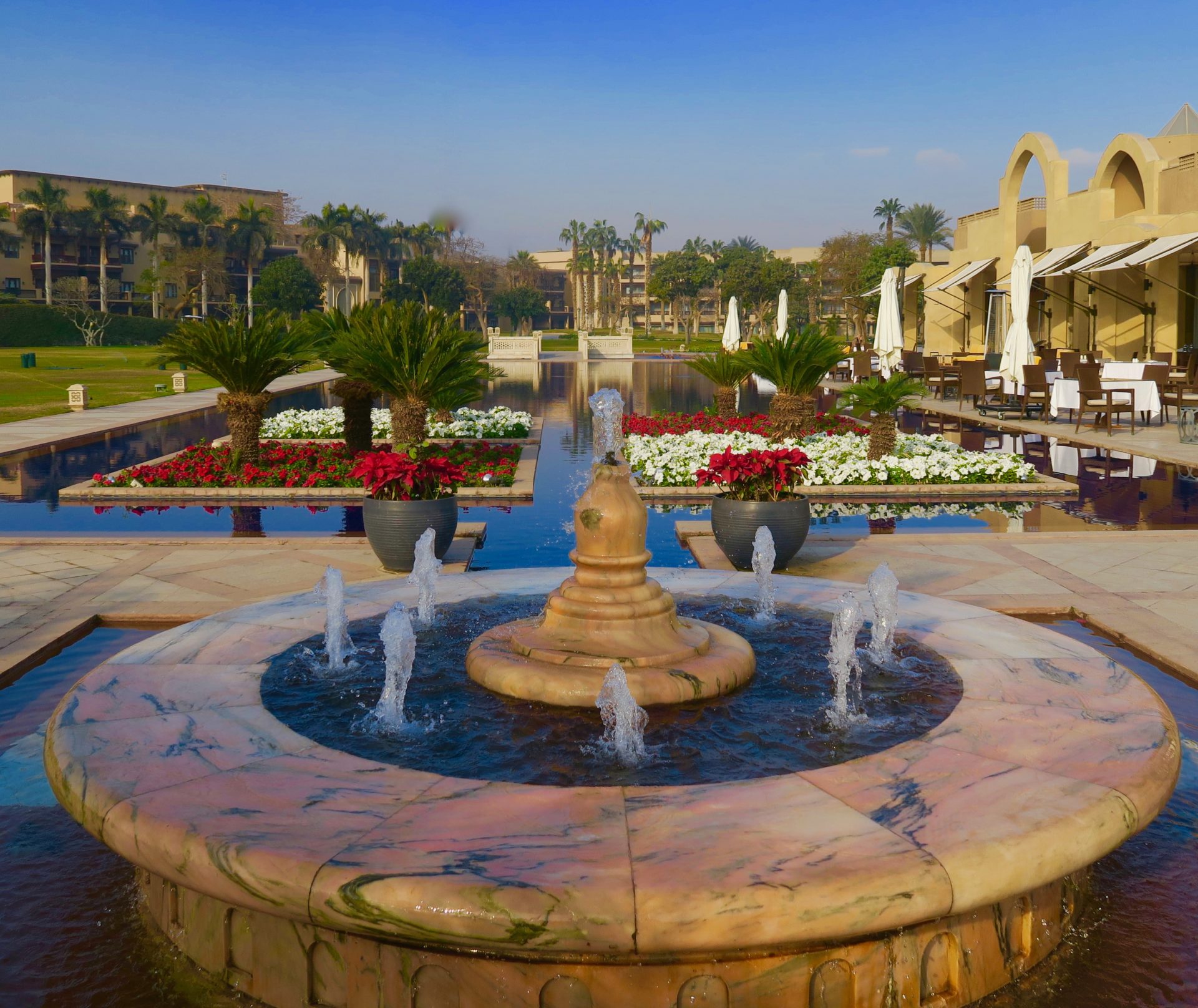 Fountains at Mena House