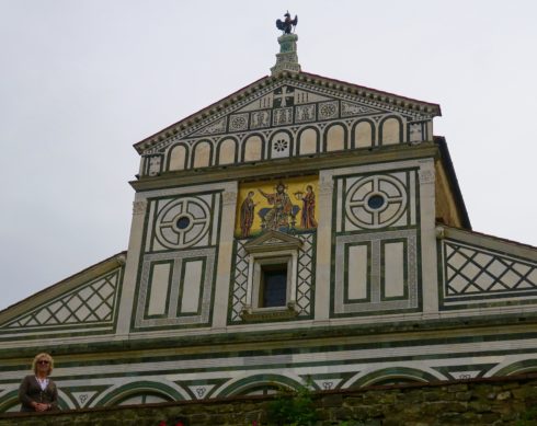 Alison at San Miniato, Florence