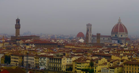 Florence from the Michaelangelo Piazza