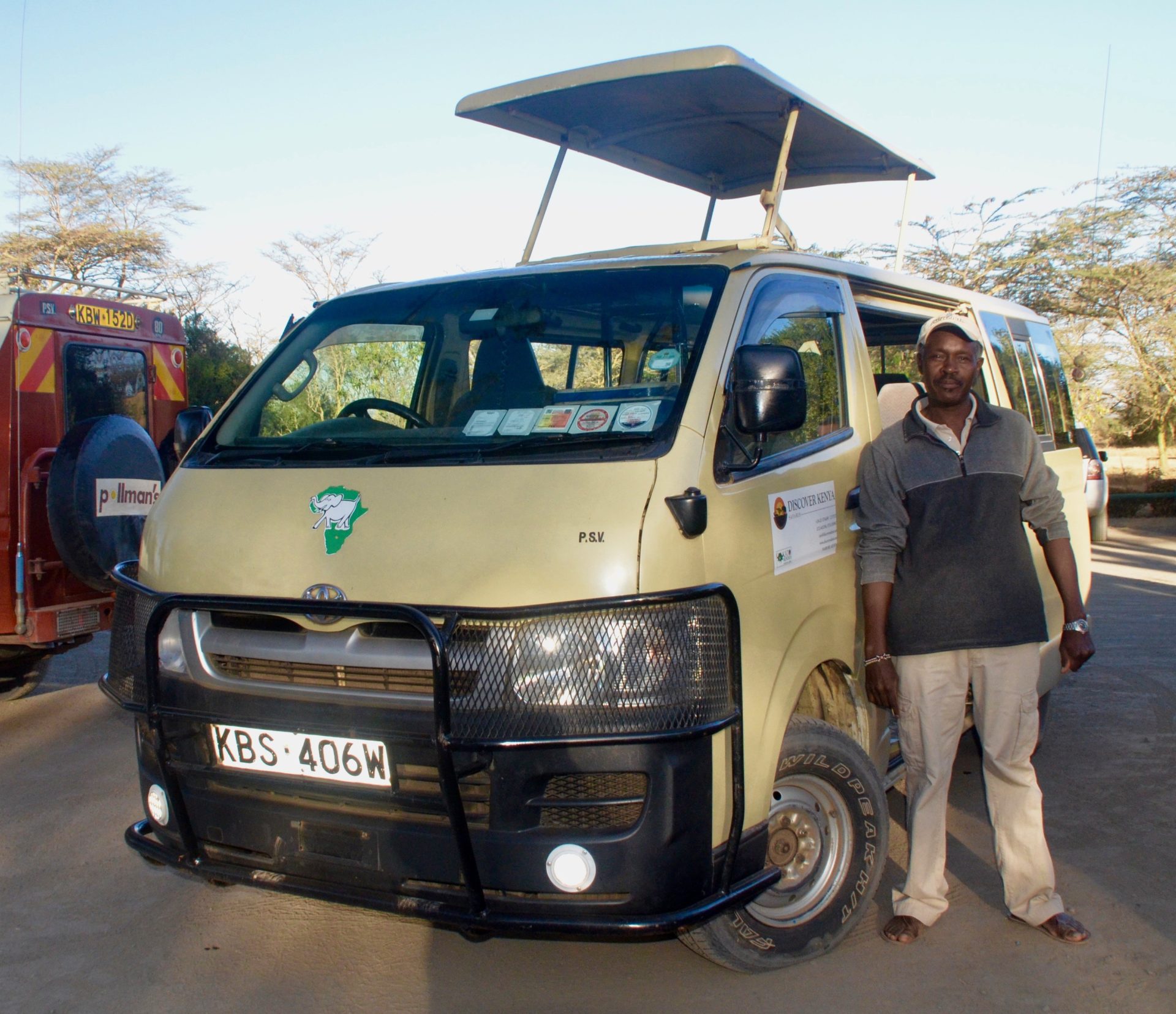 Our Driver Richard and our Vehicle