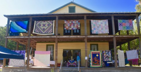 Quilts Outside the Planetary Court