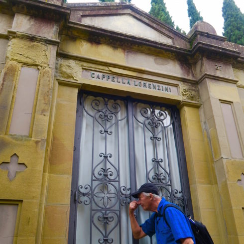 Tomb of Carlo Lorenzini, creator of Pinocchio