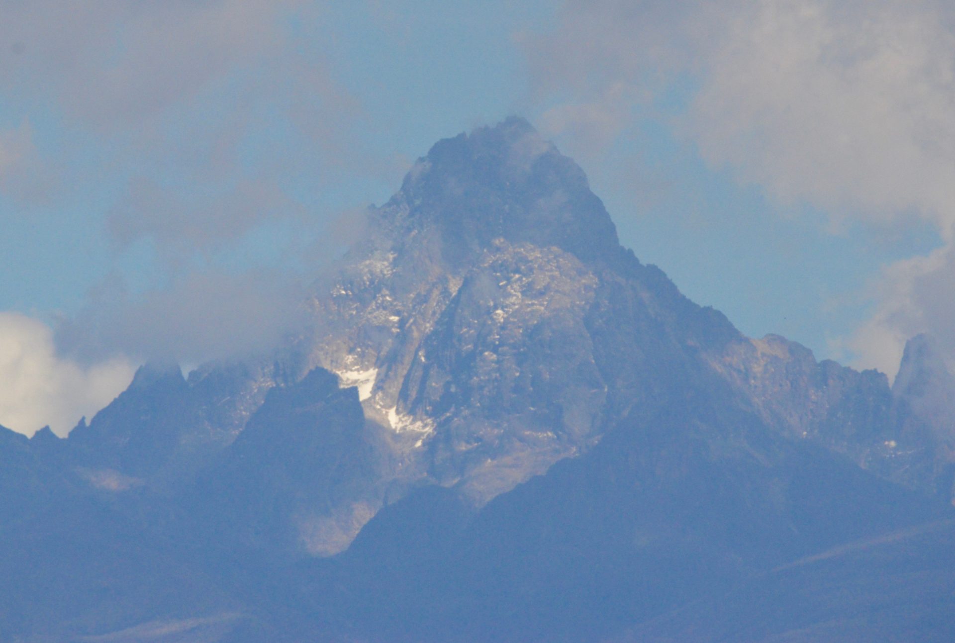 View of Mount Kenya from Sweetwaters 