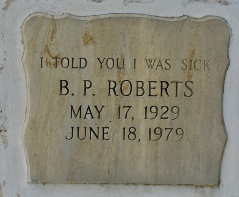 Betty P.Roberts, Key West Cemetery