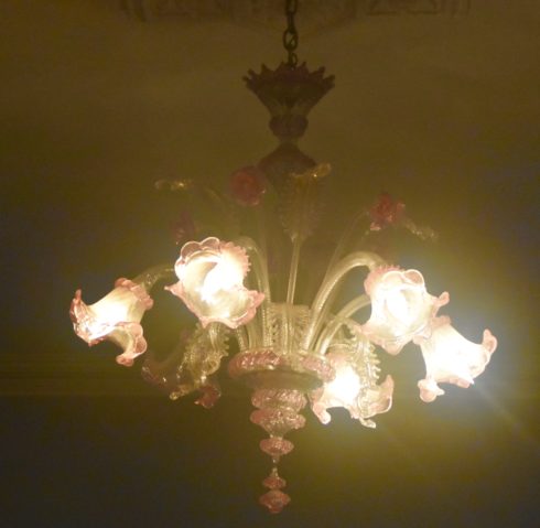 Murano Glass Chandelier, Hemingway House