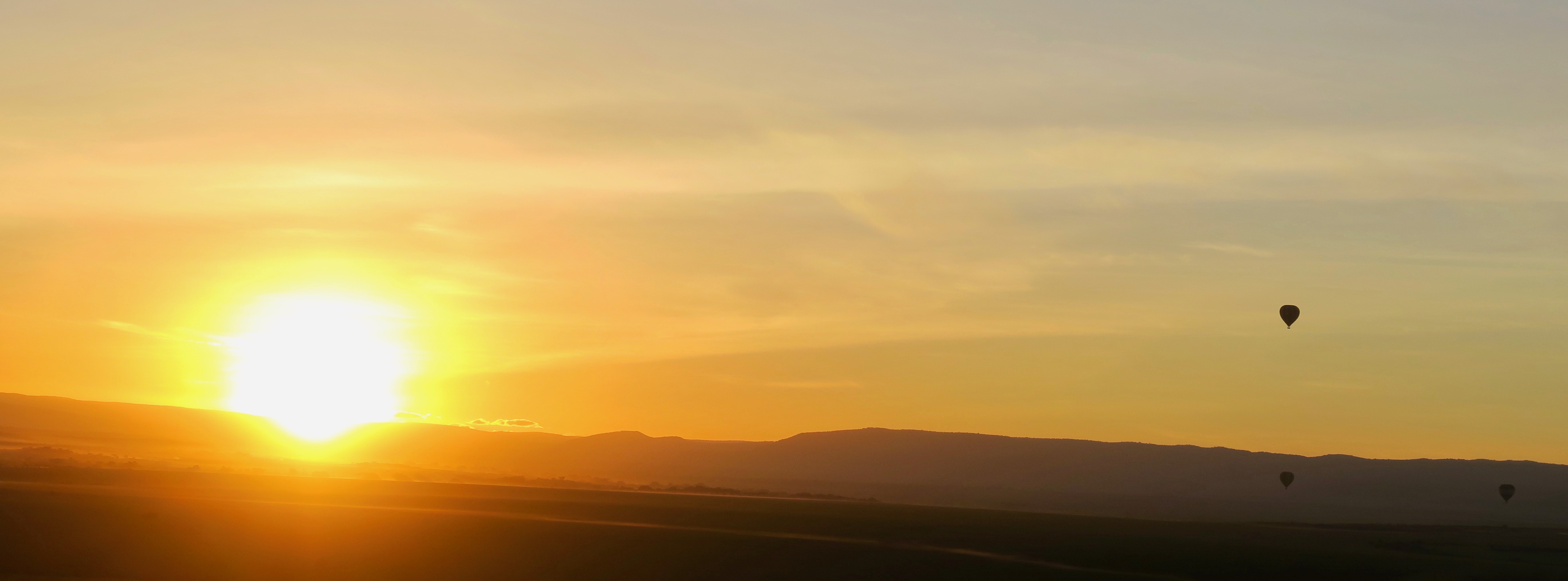 Sunrise With Balloon