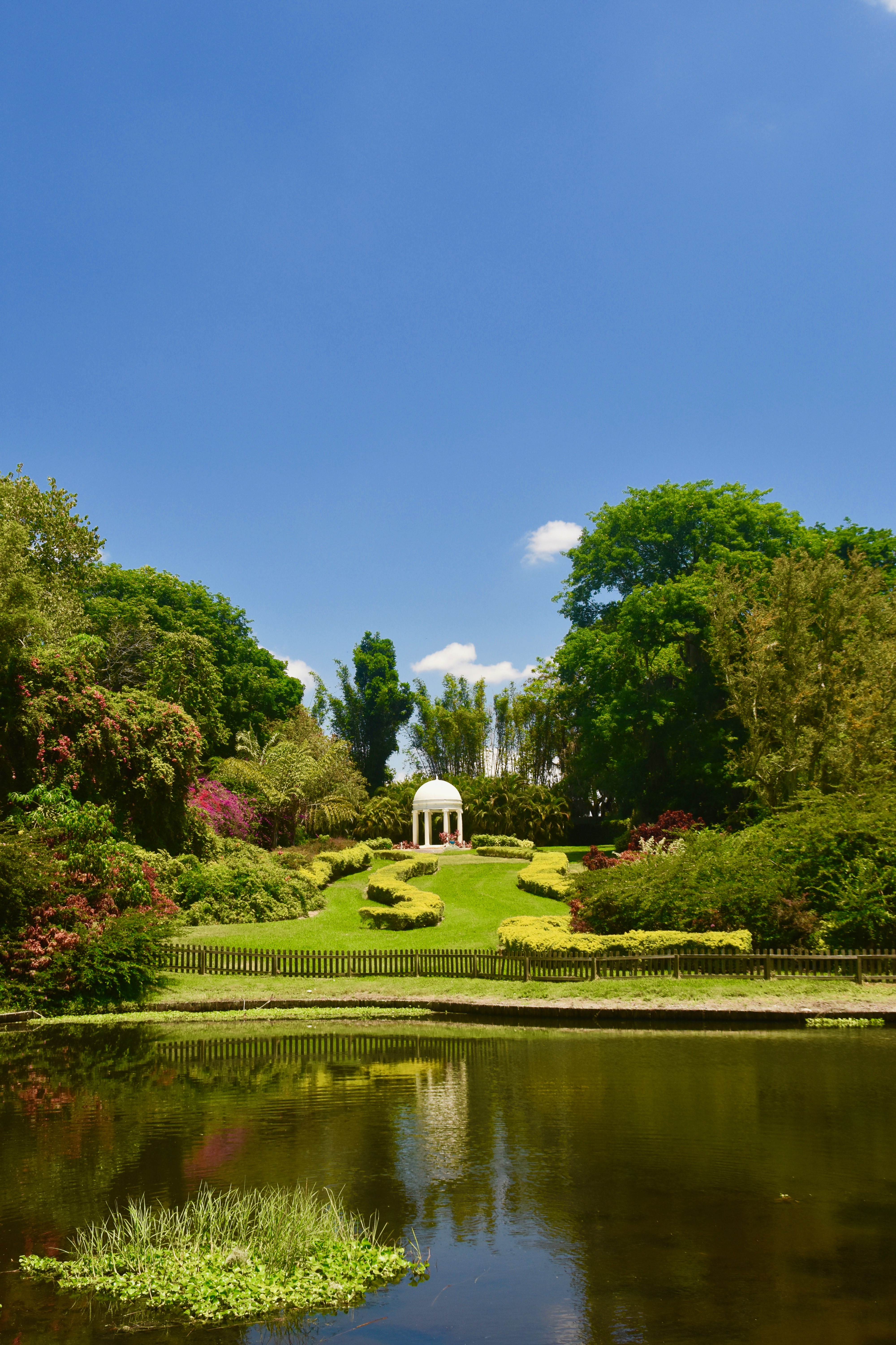 View up to the Gazebo