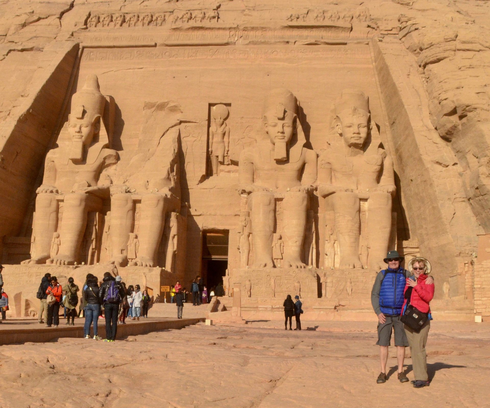 At Abu Simbel