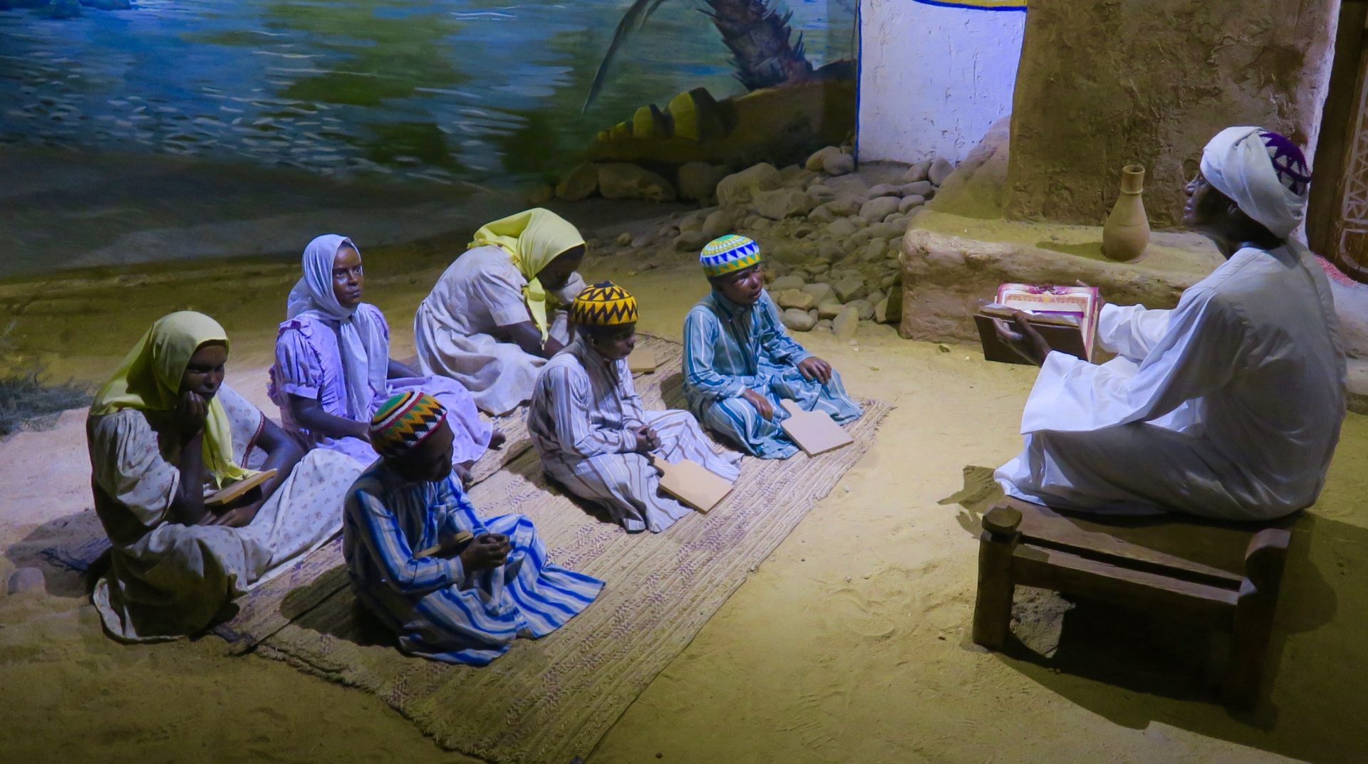 Diorama of Nubian School
