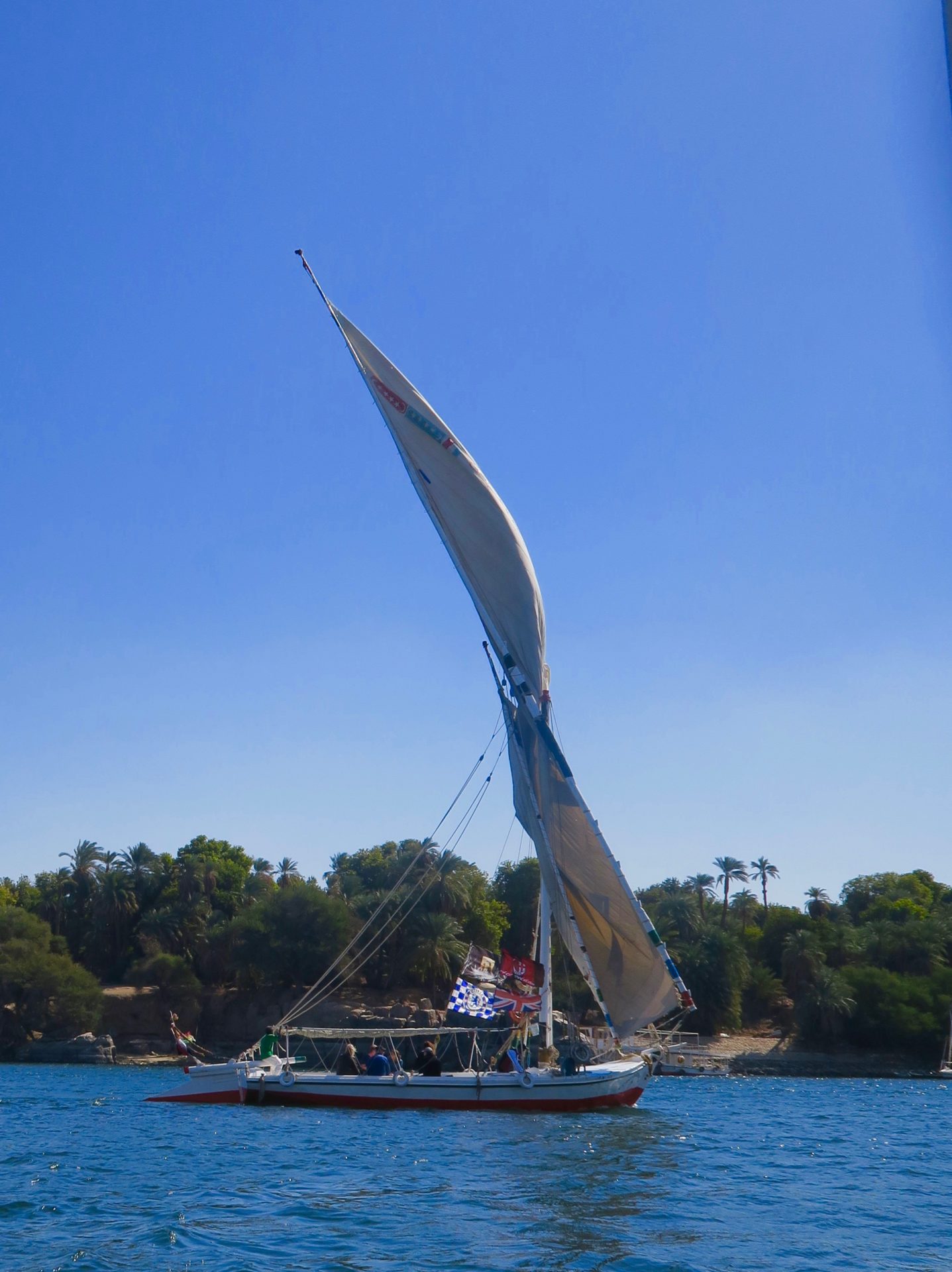 Felucca in Full Sail, Aswan